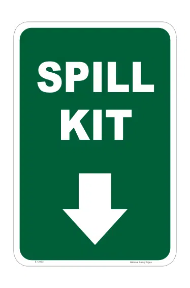 Spill Kit Location Sign   E12133