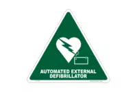 AED Defibrillator Sign
