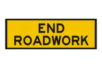 T2-16A End Roadwork Sign