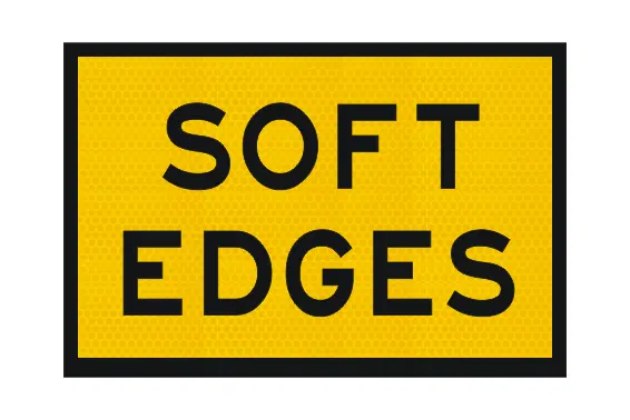T3-6A Soft Edges Sign