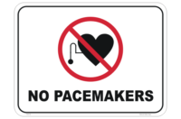 No Pacemakers sign