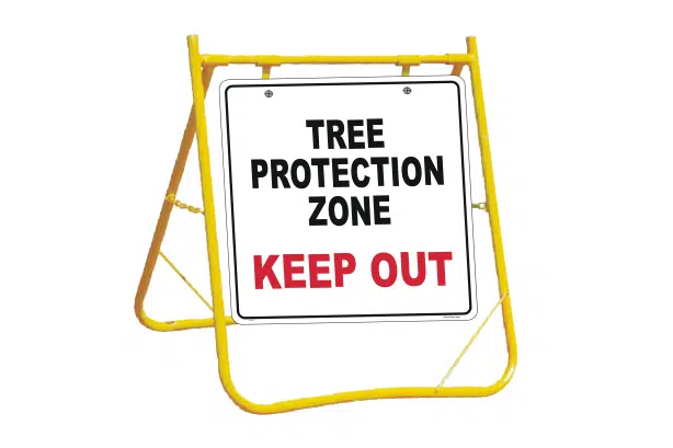 Tree Protection Zone sign with Stand A40252