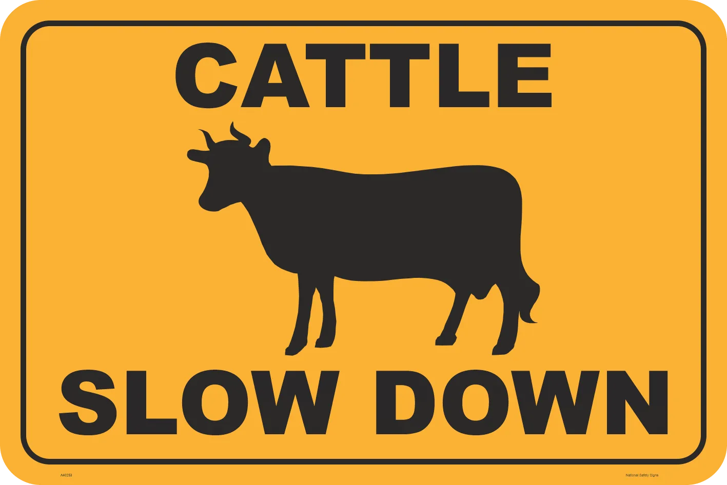 Cattle Sign with Stand Combination A40253 - Image 2