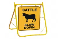 Cattle Sign with Stand Combination  A40253
