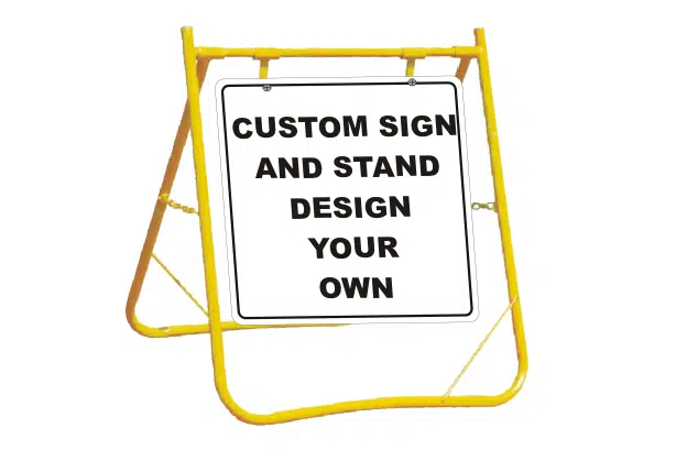 Custom Sign and stand Combination A40270