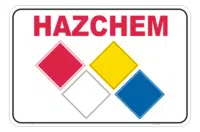 HazChem Design a sign 4 Labels   H15166