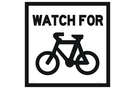 Watch for Cyclists sign