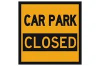 Car Park Closed sign RD539