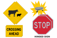 Vic Stock Crossing sign kit