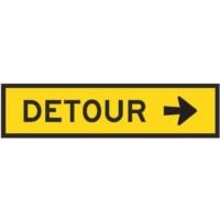 T5-1AR Detour Right arrow