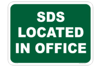 SDS in office sign
