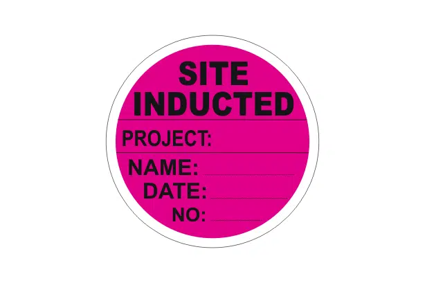 Site Induction sticker S28103 - Image 2