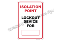 Isolation Point Lockout