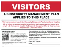 Farm Check In Sign