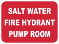Salt Water Fire Hydrant Pump Room F14120
