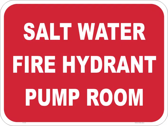 Salt Water Fire Hydrant Pump Room            F14120