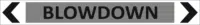 Blow Down Pipe Marker   PI 450202