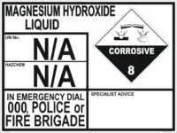Magnesium Hydroxide Liquid Transport (EIP)H15182