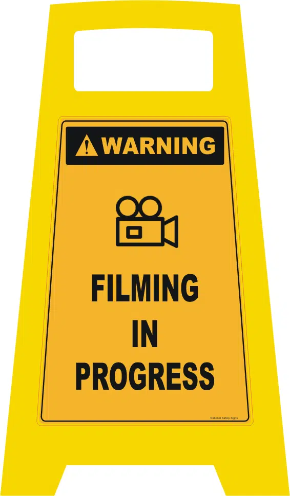 Filming in Progress Porta Sign PB66041