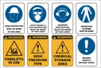 Multi Site Sign 8 Chemical sign C1999