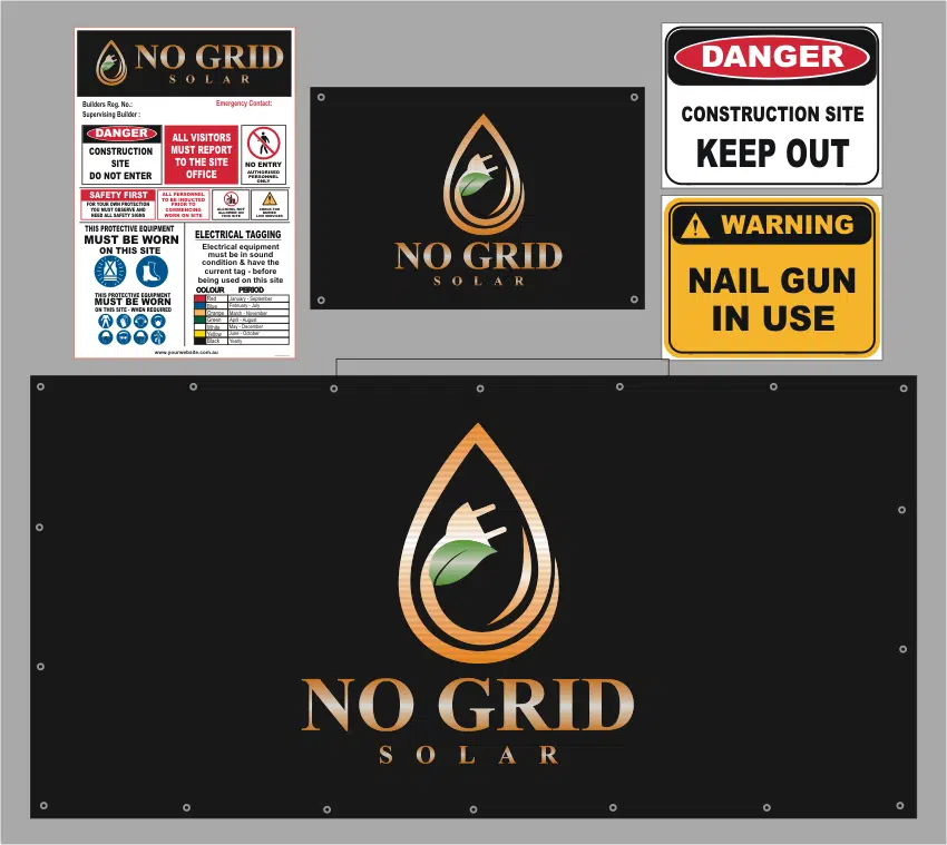 Construction Site Branding and Safety Bundle #1 C19114