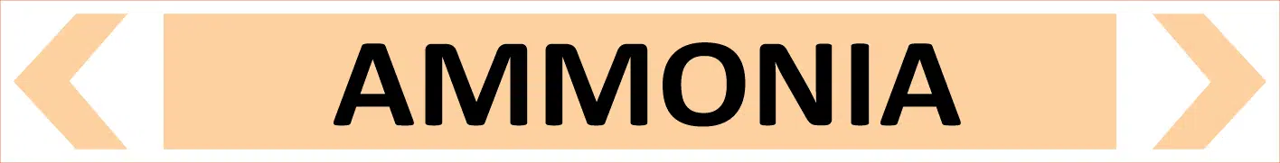 Ammonia Pipe Marker    PI 450403
