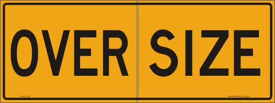 Oversize Sign 2 Piece T2733