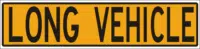 Long Vehicle Sign   T2738