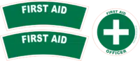 First Aid Hard Hat sticker Pack HH 007