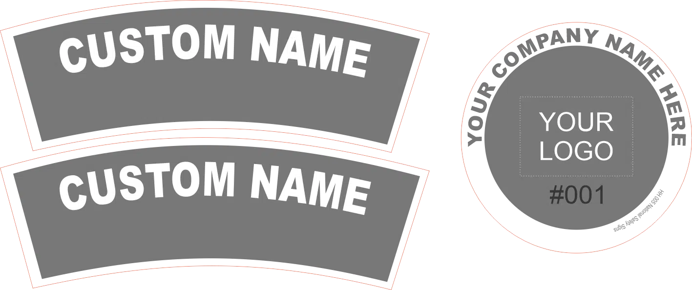 Custom Hard Hat sticker Pack  HH 010