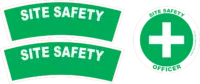 Safety Officer Hard Hat sticker Pack HH 008