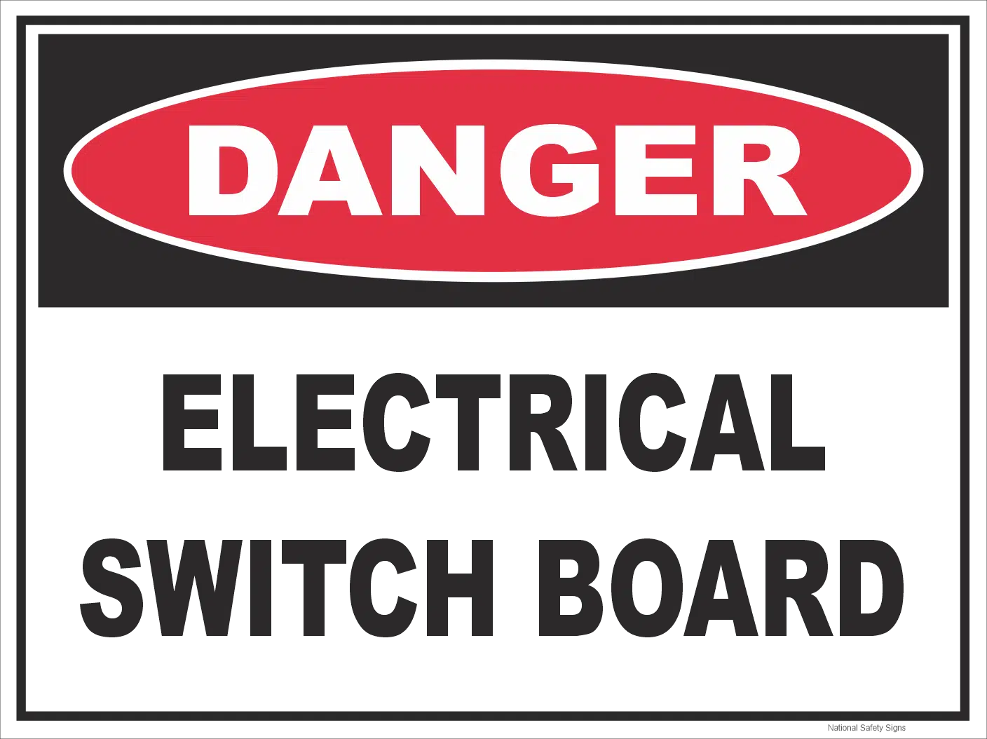 Electrical Switch Board sign    D10358