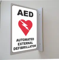 AED Projection Wall Sign     IN16290