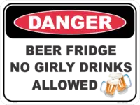 Beer Fridge sign    NS564