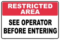 Restricted See Operator Before Entering R2544