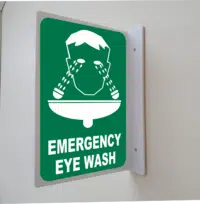 Emergency Eyewash Projection Wall Sign     E12140