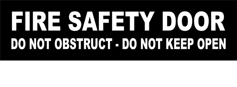 Fire Safety Door Notice    F14132 - Image 4