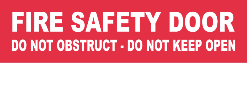 Fire Safety Door Notice    F14132 - Image 5