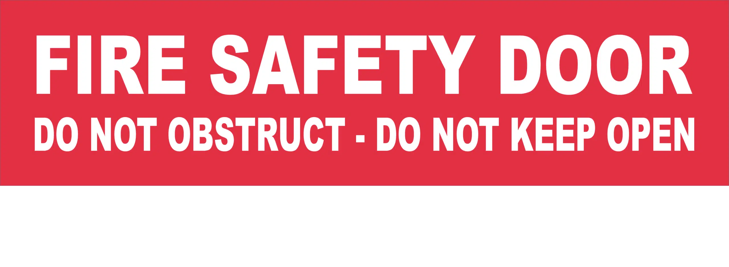 Fire Safety Door Notice    F14132 - Image 5