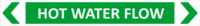 Hot Water Flow Pipe Marker    PI 450131