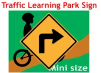 Playground Right Turn Sign CP3315