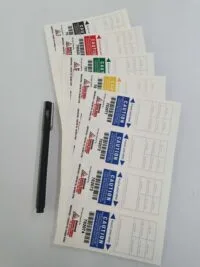 Test and Tag Self Laminating 100 Pack with Pen LT1200