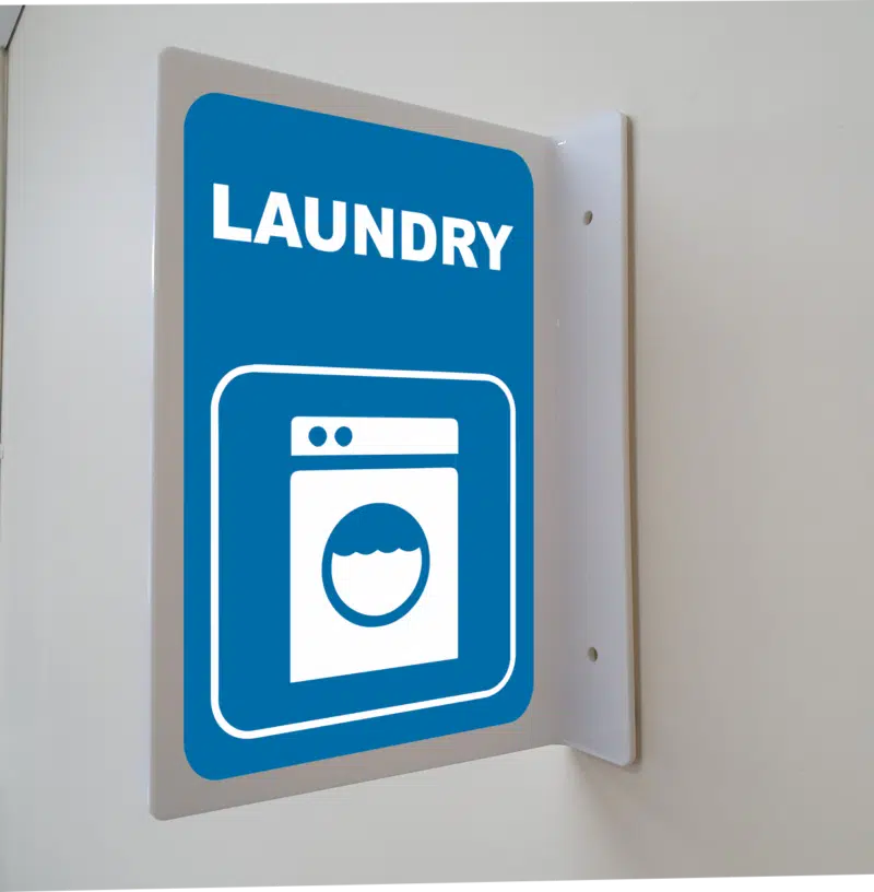 Laundry Projection Wall Sign       IN16313