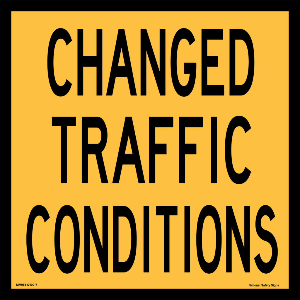 Multi Message Change Traffic Conditions - Roadwork Signs online