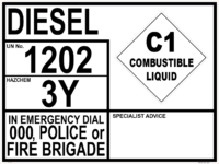 Emergency Information Panel (EIP) Diesel H15188