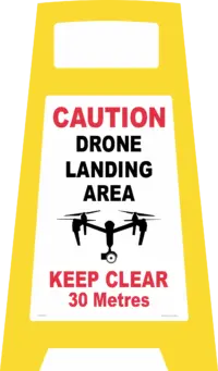 Drone Landing Area Porta Sign PB66050