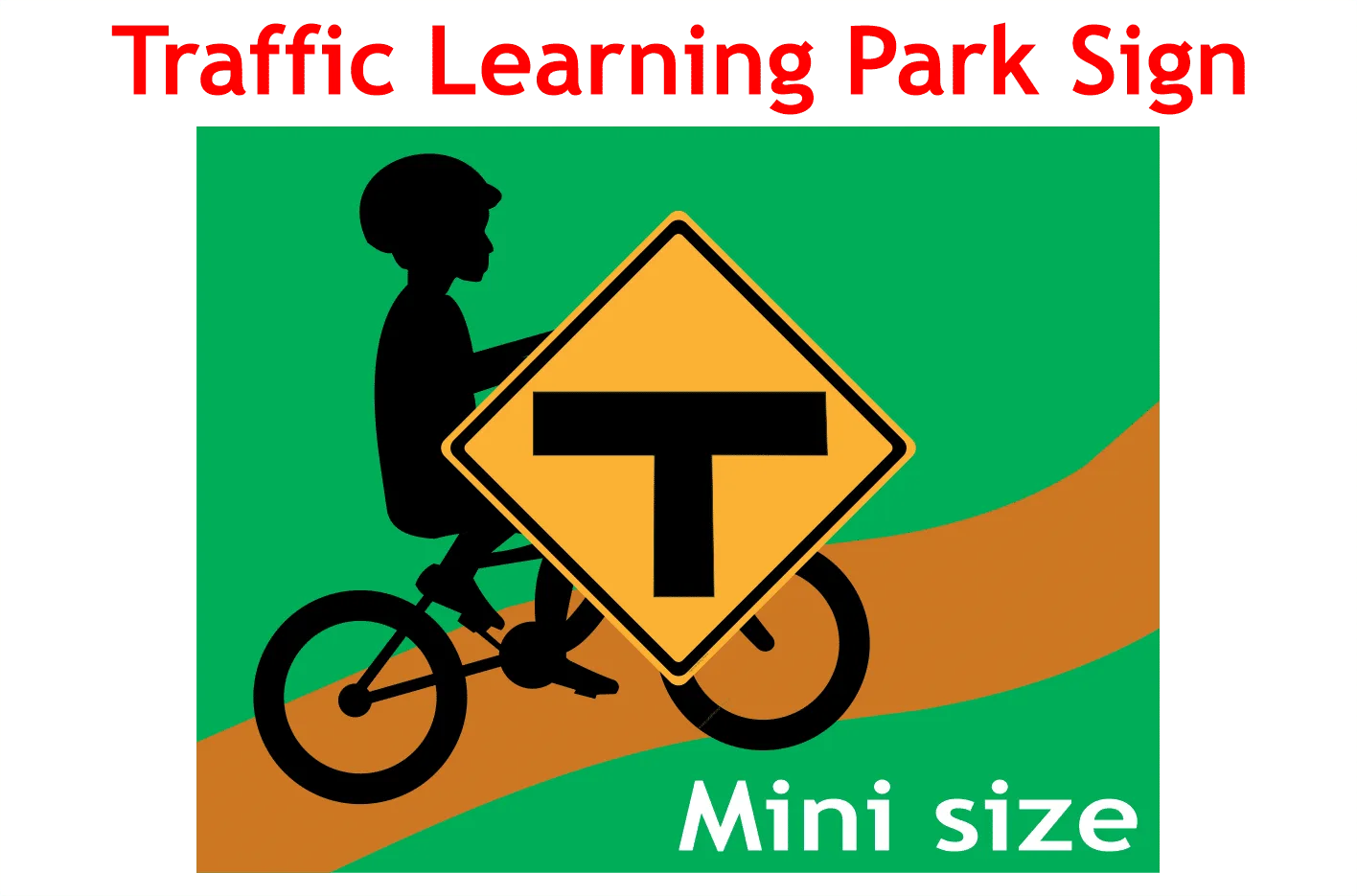 Children Playground sign T Intersection CP3316