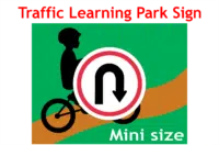 Children Playground sign U Turn CP3318