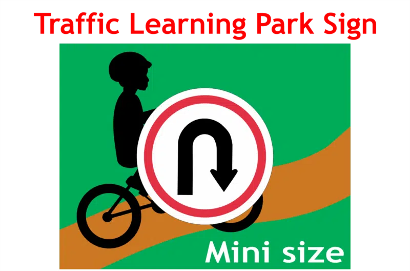Children Playground sign U Turn  CP3318