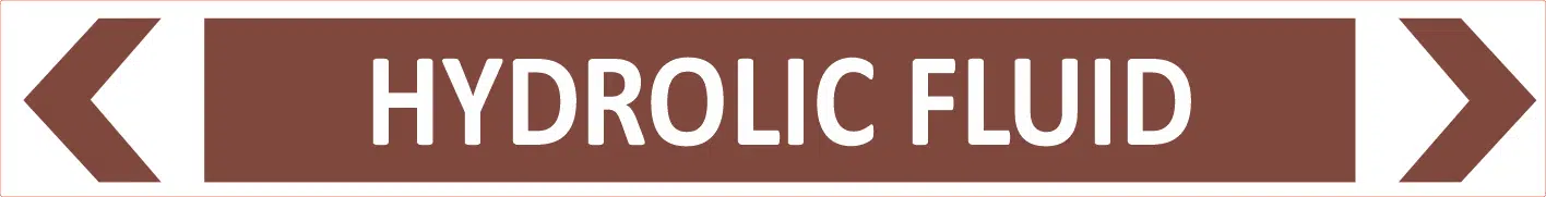 Hydrolic Fluid Pipe Marker PI 450310